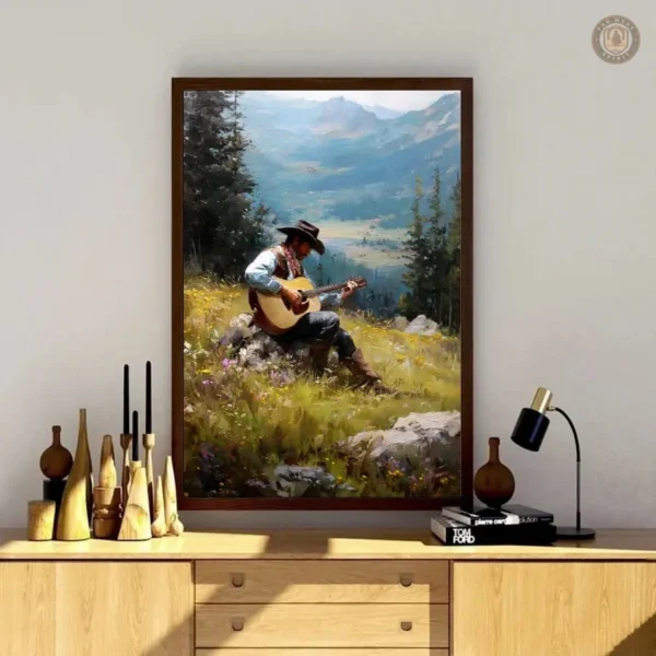 Peinture Western Guitare