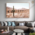 Peinture Western Cactus