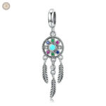 Pendentif Attrape-Rêves en argent, style western