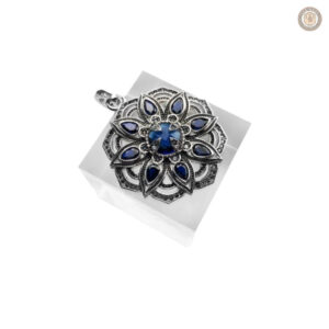 Pendentif en argent, motif Fleur de Lotus, accessoire unique western