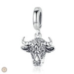 Pendentif Tête de Buffle en argent