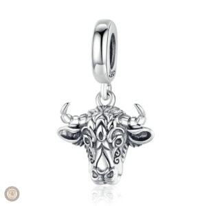 Pendentif Tête de Buffle en argent