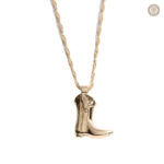 Pendentifs en forme de bottes de cowboy, style western