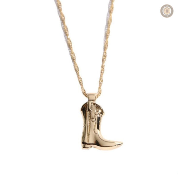 Pendentifs en forme de bottes de cowboy, style western