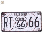 Plaque métal vintage Californie