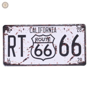 Plaque métal vintage Californie