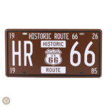 Plaque métal vintage Route 66