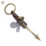 Porte-clef flèche western en métal décoratif