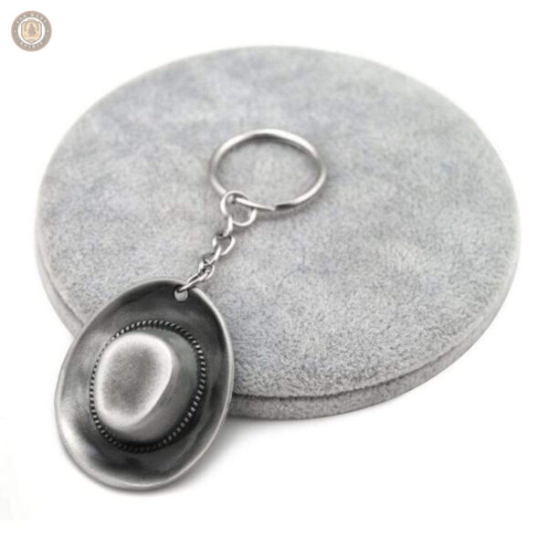 Porte-clef original en forme de chapeau de cowboy