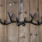 Élégant porte manteau en bois pour intérieur western
