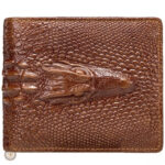 Porte-monnaie western en cuir avec design vintage