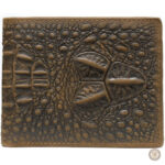 Portefeuille effet croco en cuir pour un style western