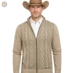 Pull western homme au style classique et élégant
