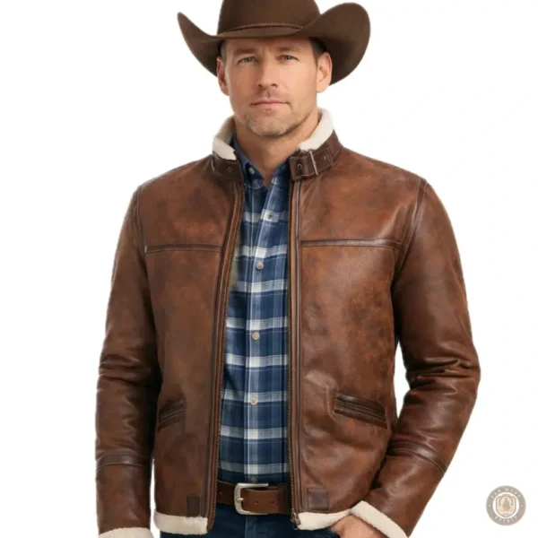 Veste retro cowboy pour homme en style western