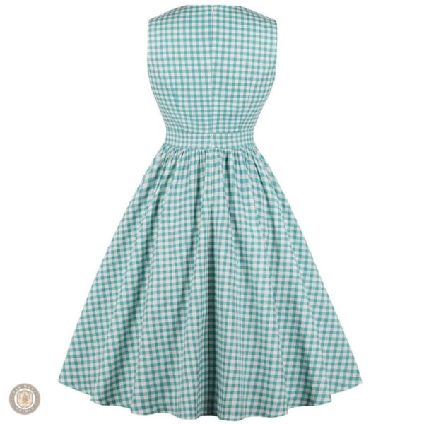 Robe western à carreaux, parfaite pour un style décontracté