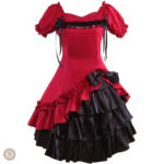 Robe Country Rouge pour un look western élégant