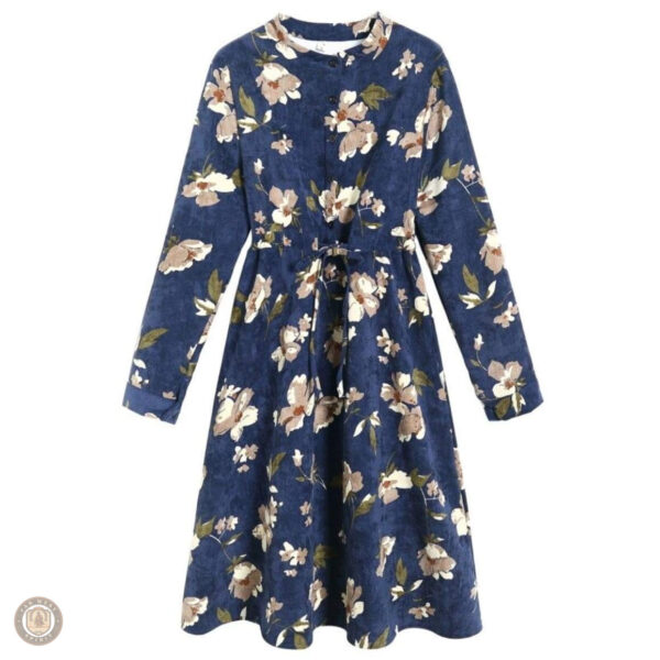 Robe Western à Fleurs élégante et féminine
