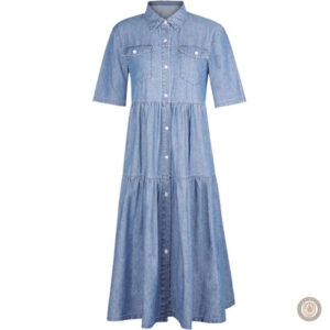 Robe western en denim, parfaite pour un style cowboy décontracté