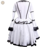 Robe western blanche avec une touche country classique