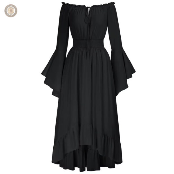 Robe style western avec détails traditionnels et coupe féminine