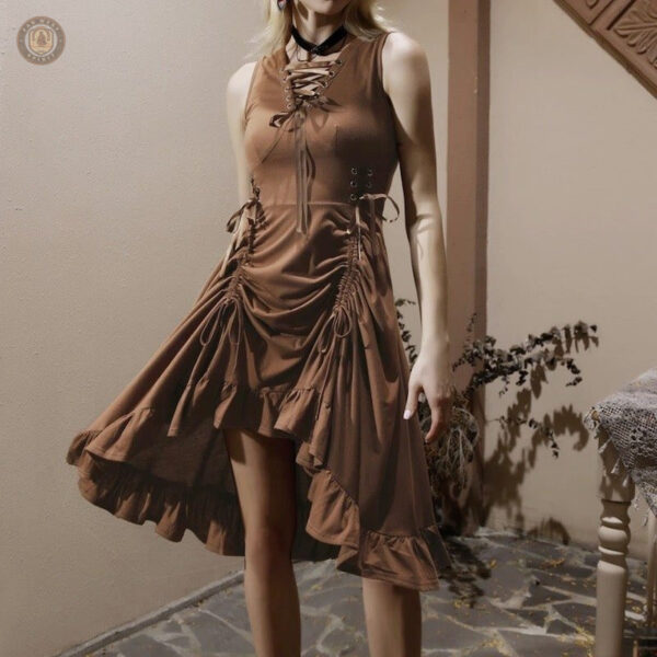 Robe western élégante avec une coupe flatteuse et un design unique