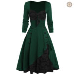 Robe cowboy en dentelle élégante pour un look western