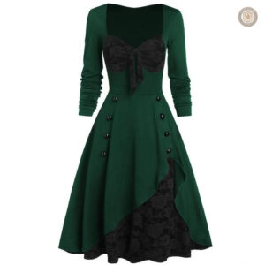 Robe cowboy en dentelle élégante pour un look western