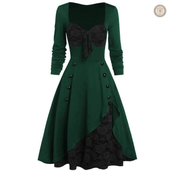 Robe cowboy en dentelle élégante pour un look western