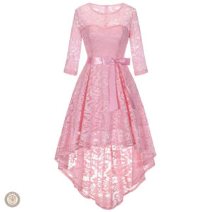 Robe western à dentelles élégantes