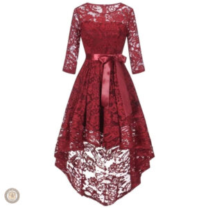 Robe féminine à dentelles inspirée du style western