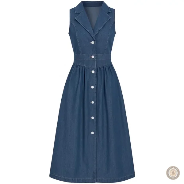 Robe Cowboy en Jean, style western pour femme