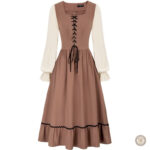 Robe longue à l'ancienne style western