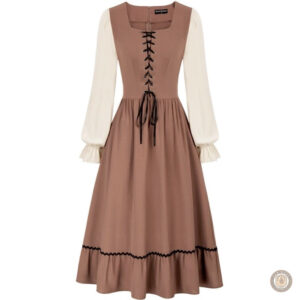 Robe longue à l'ancienne style western