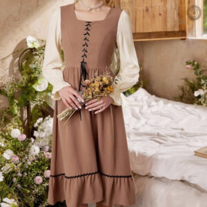 Modèle vintage de robe longue pour un look western