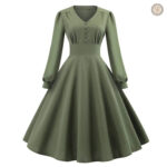 Robe longue western pour l'hiver, style cowboy
