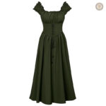 Robe western avec motifs inspirés du Far West