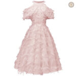 Robe longue style cowboy, parfaite pour les occasions spéciales