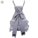 Robe western avec motifs country, élégance rétro