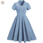 Robe rétro western style pionnier pour un look vintage