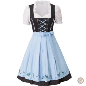 Robe Western Bleu Clair élégante pour un style décontracté