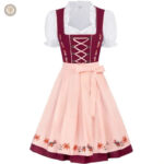 Robe bleue claire avec design western pour femme