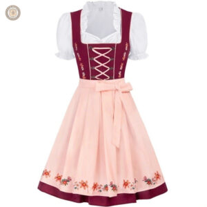Robe bleue claire avec design western pour femme