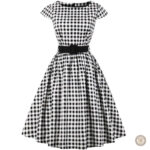 Robe western en coton simple et élégante