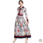 Robe longue au style western intemporel