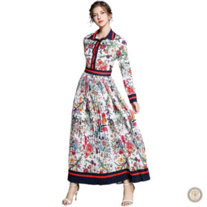 Robe longue au style western intemporel