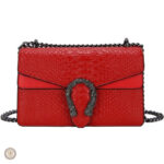 Sac en cuir avec détails de style western unique