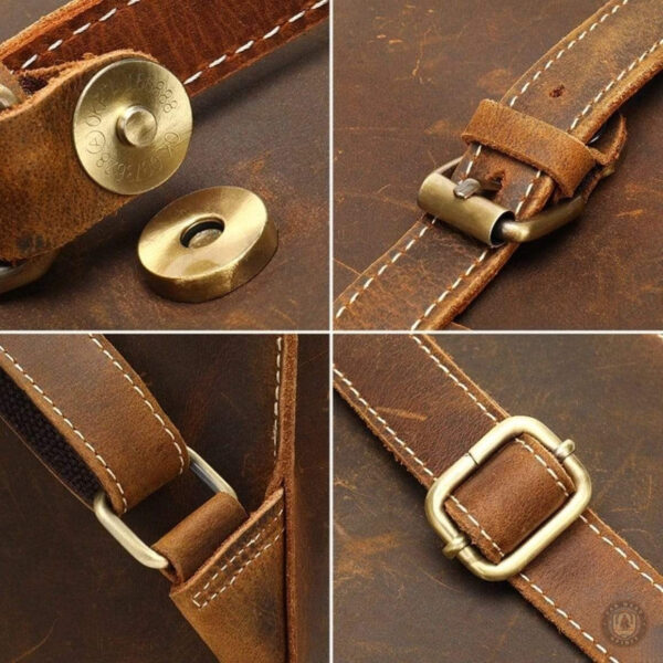 Sac à dos avec finitions artisanales