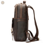 Sac à dos en cuir style western, idéal pour un look décontracté