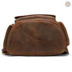 Sac à dos en cuir au style cowboy