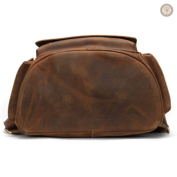 Sac à dos en cuir au style cowboy